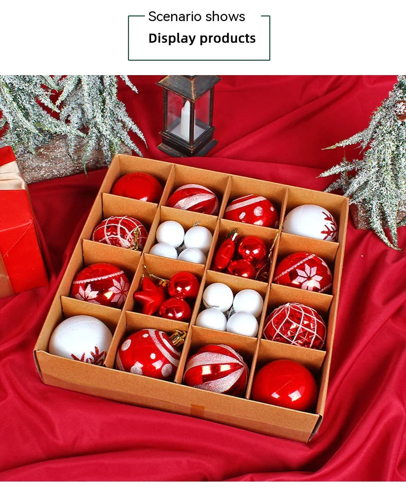 Colorful Christmas Ornament Ball Set